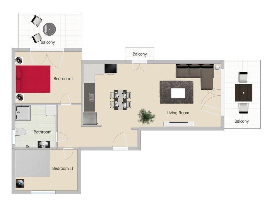 Sea Breeze Apartment Néoi Epivátai Ngoại thất bức ảnh